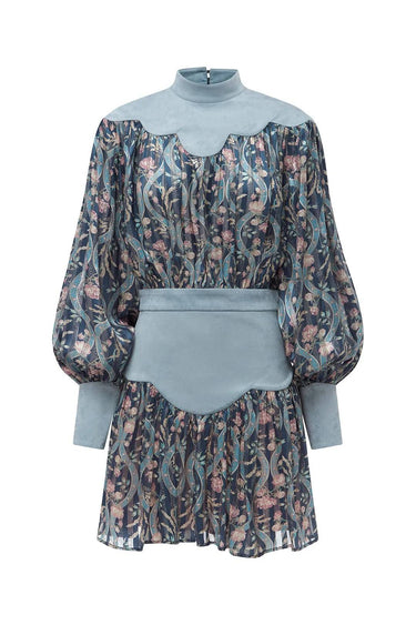 CANTER SCALLOP MINI DRESS-Dress-Alemais-Debs Boutique